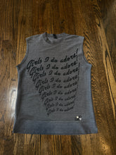 Load image into Gallery viewer, Medium Girls I do Adore Tank Top
