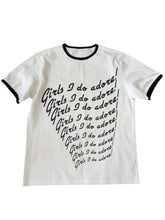 Load image into Gallery viewer, (!NEW) Girls I Do Adore Front&amp;Back Ringer Tee

